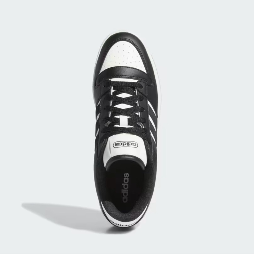 adidas Black & White Retro Court Sneaker - Picture 3 of 6